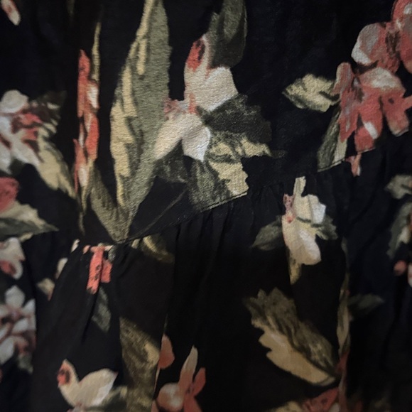 John Mark Black Blouse with Multicolor Embroidery - Picture 14 of 14